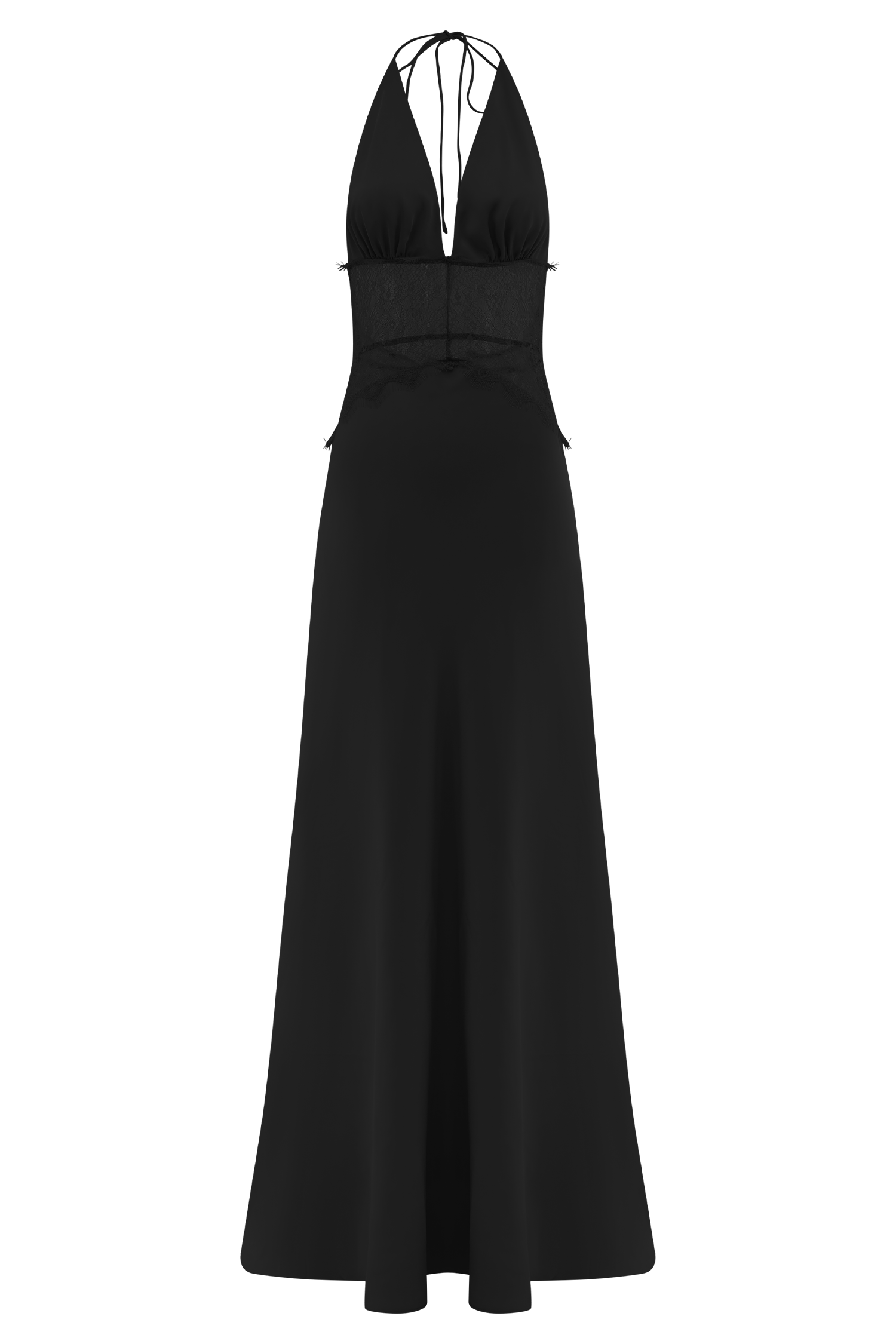 ROBES EN DENTELLE ET SATIN NOIRÉA