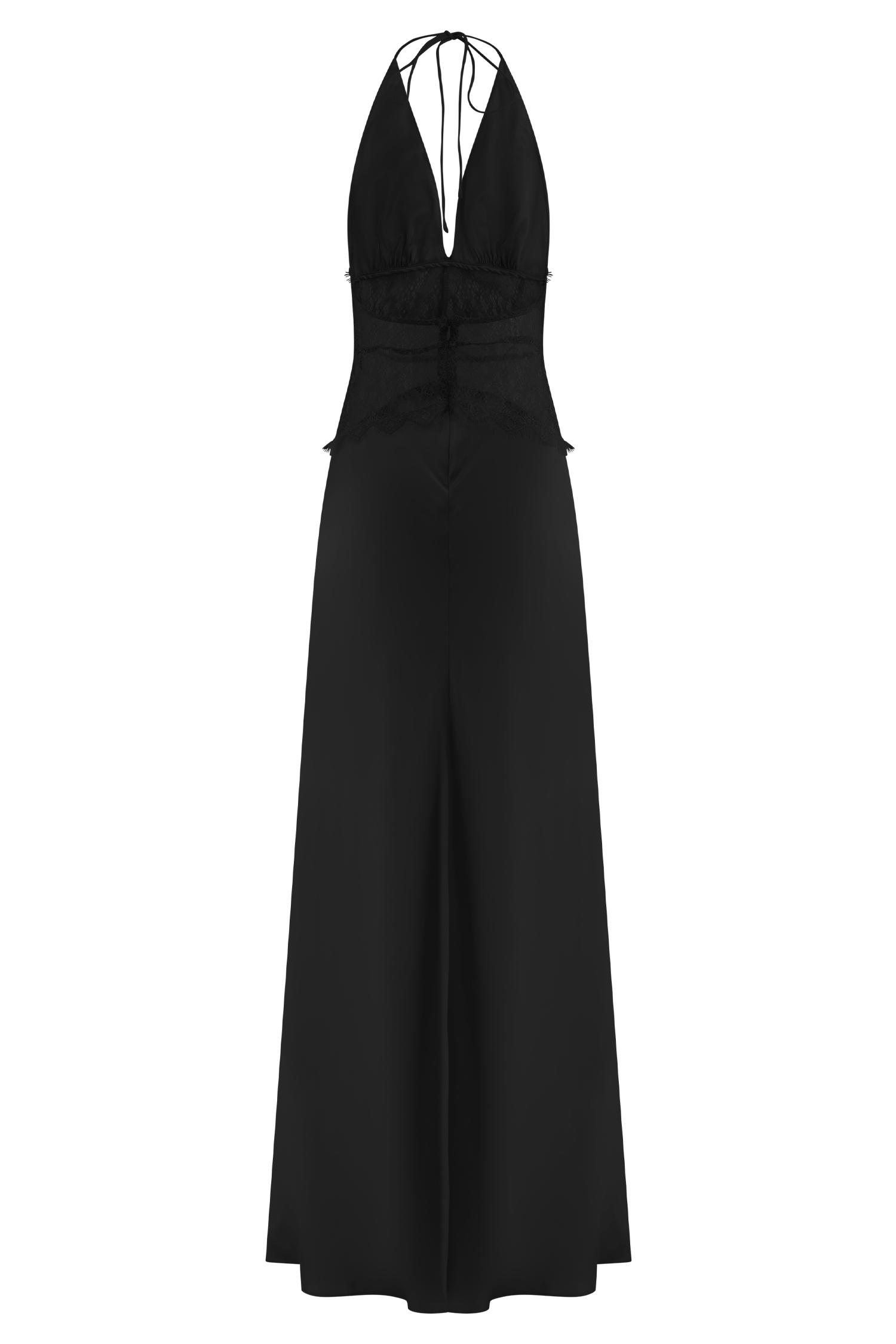 ROBES EN DENTELLE ET SATIN NOIRÉA