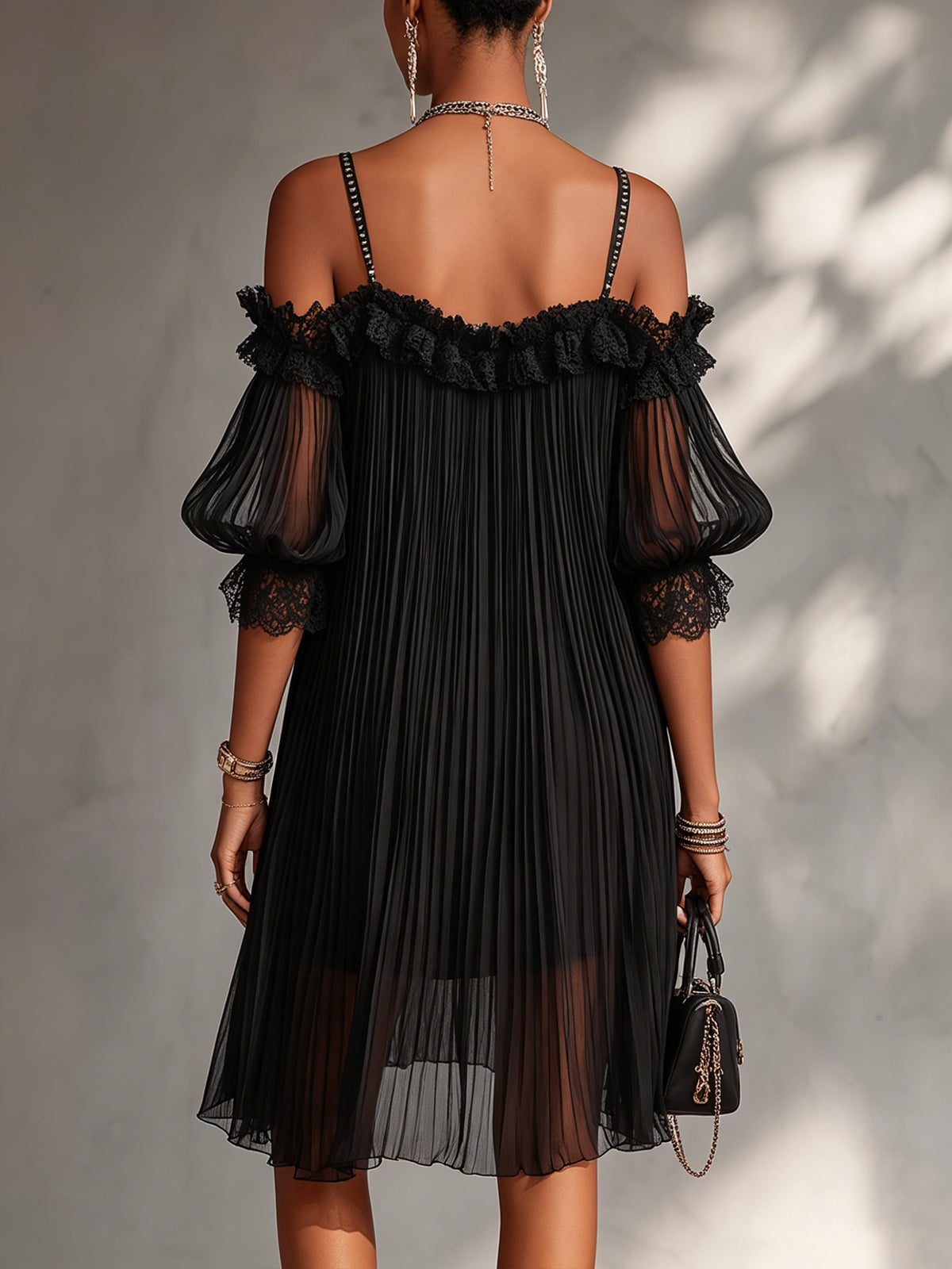 Clémence™ | Robe Courte Élégante en Dentelle