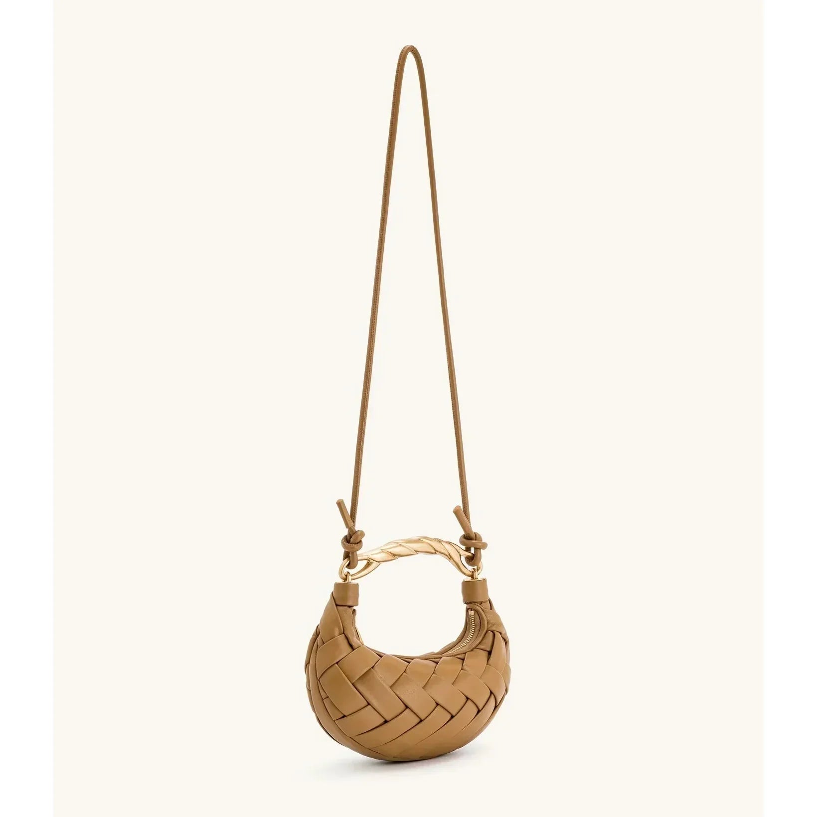 Solène™ | Sac Tressé en Cuir Végan