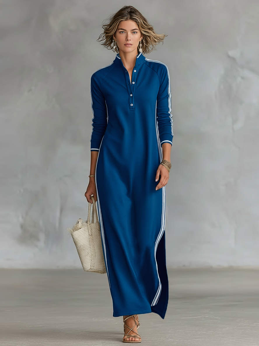 Élégance Sport-Chic | Robe Longue Moderne