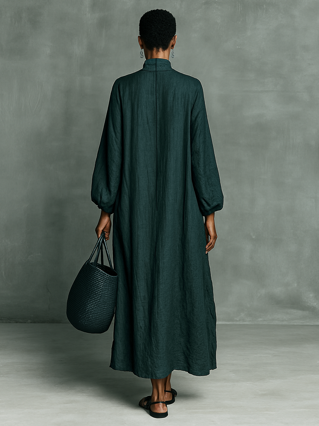 Marie | Robe maxi ample à manches longues