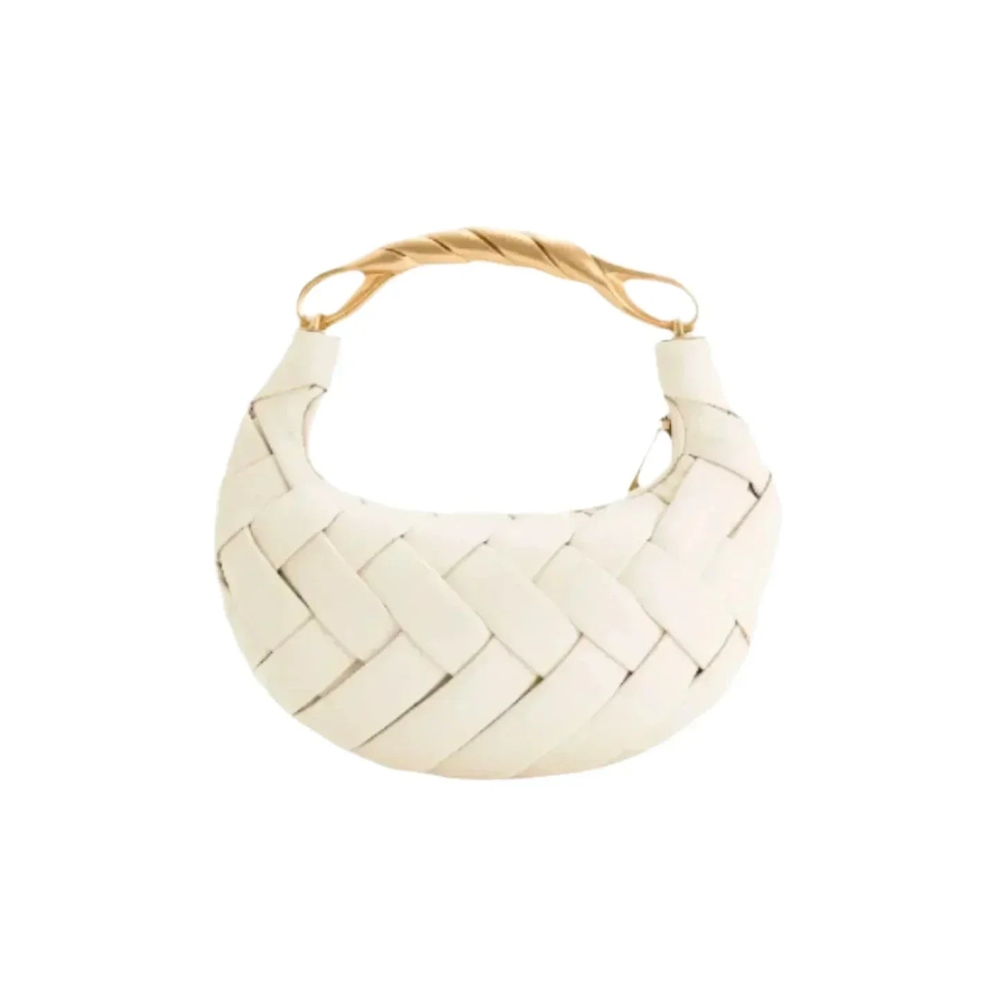 Solène™ | Sac Tressé en Cuir Végan