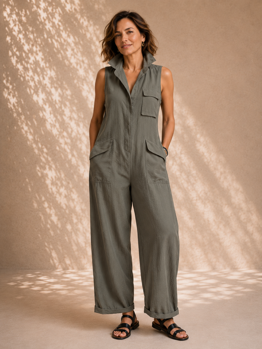 Noémie | Combinaison Cargo Élégante