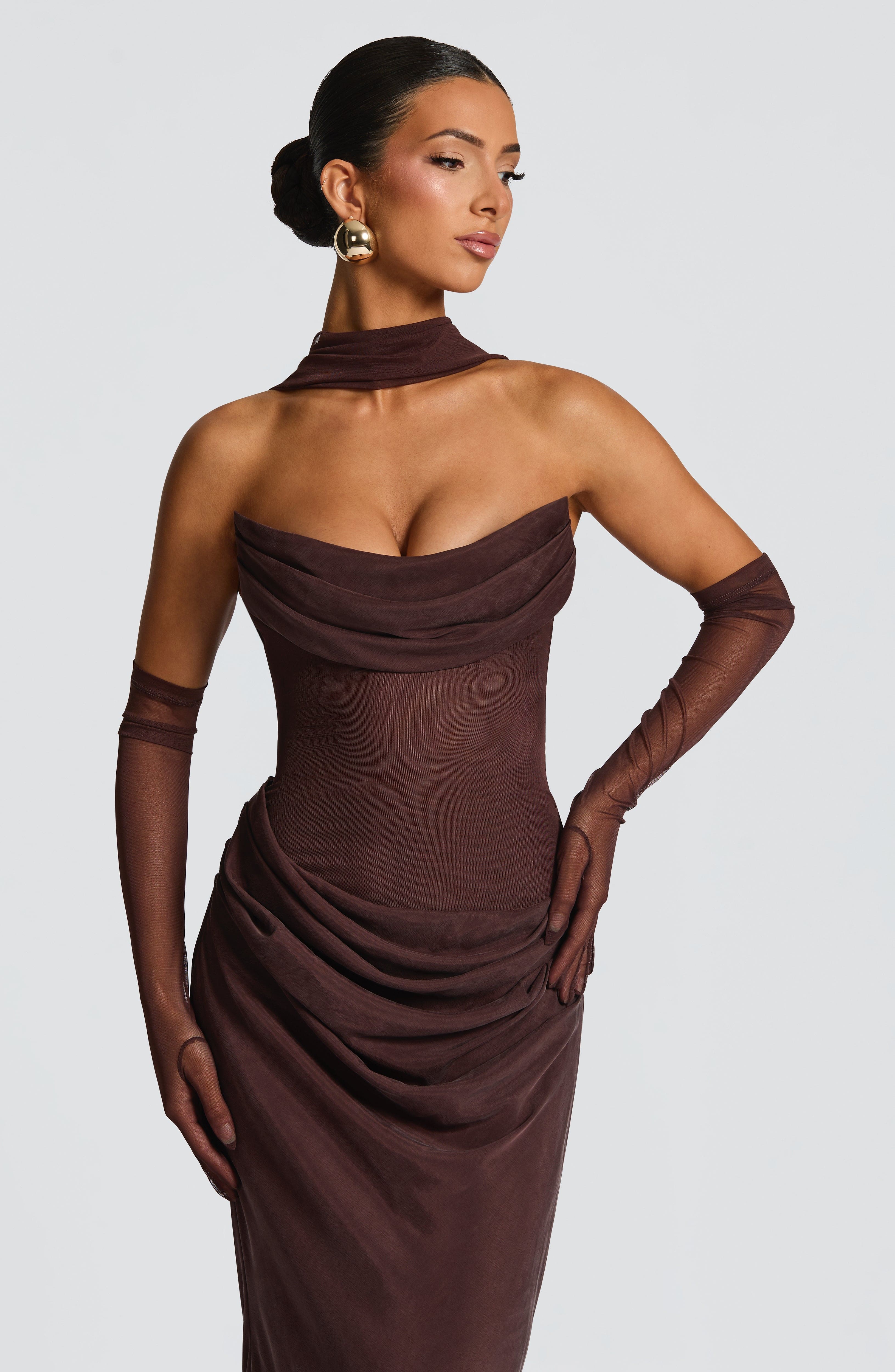 Aurélie™ | Robe longue satinée