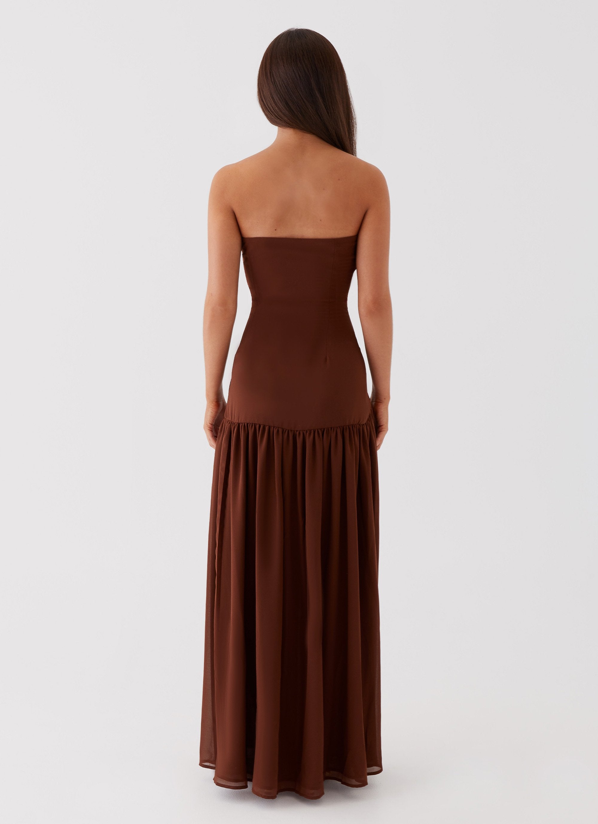 CLARA | ROBE LONGUE BUSTIER FLUIDE
